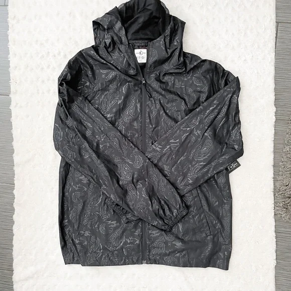 NWT- CULTURE KINGS unisex duplex windbreaker backpack jacket - Picture 5 of 16